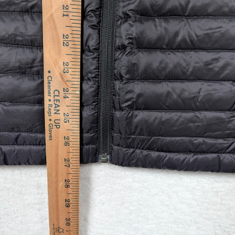 L.L. Bean Puffer Vest Mens XL Black Goose DownTek 850 Ultralight Pertex Quantum - Picture 4 of 10